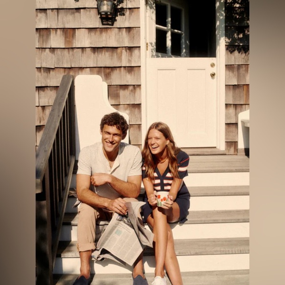 TUCKERNUCK Navy and White Wright Polo Dress size M - Picture 9 of 12